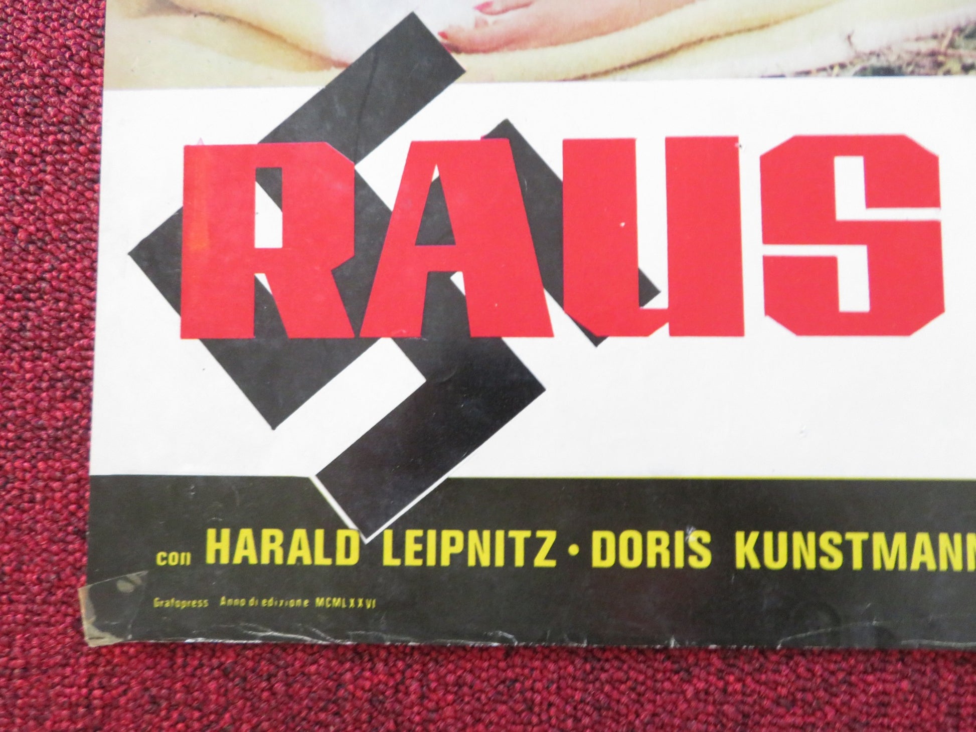 ALL PEOPLE WILL BE BROTHERS - B ITALIAN FOTOBUSTA POSTER HARALD LEIPNITZ 1973 - Rendezvous Cinema