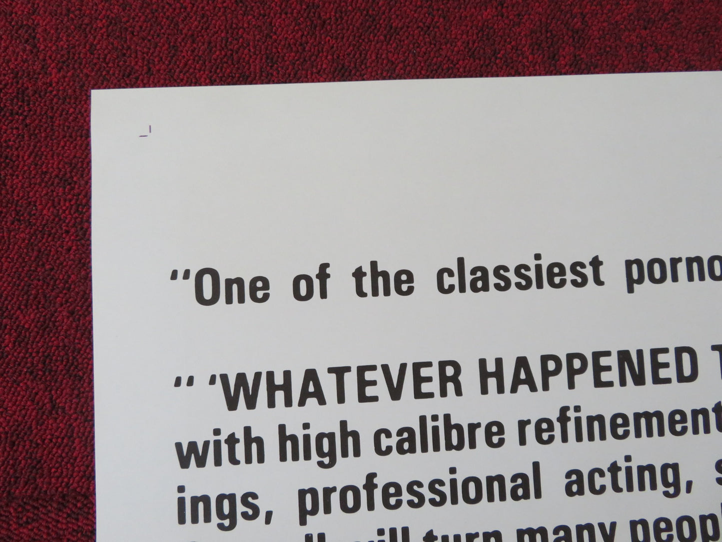 WHATEVER HAPPENED TO MISS SEPTEMBER? US TRI FOLDED ONE SHEET ROLLED POSTER 1973 - Rendezvous Cinema