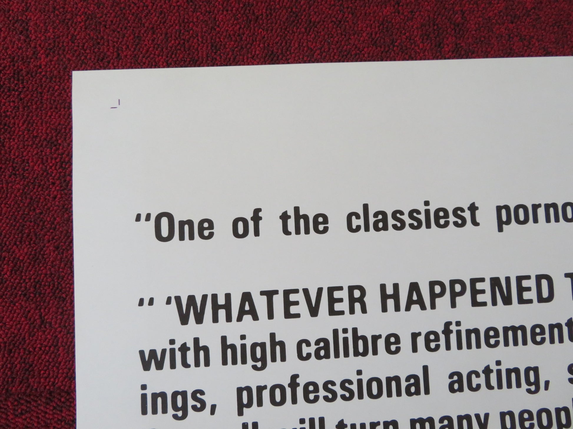 WHATEVER HAPPENED TO MISS SEPTEMBER? US TRI FOLDED ONE SHEET ROLLED POSTER 1973 - Rendezvous Cinema