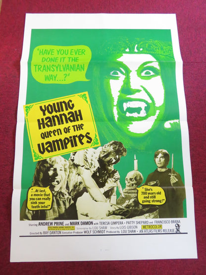 CRYPT OF THE LIVING DEAD US TRI FOLDED ONE SHEET ROLLED POSTER ANDREW PINE 1973 - Rendezvous Cinema