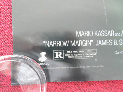 NARROW MARGIN US ONE SHEET ROLLED POSTER GENE HACKMAN ANNE ARCHER 1990 - Rendezvous Cinema