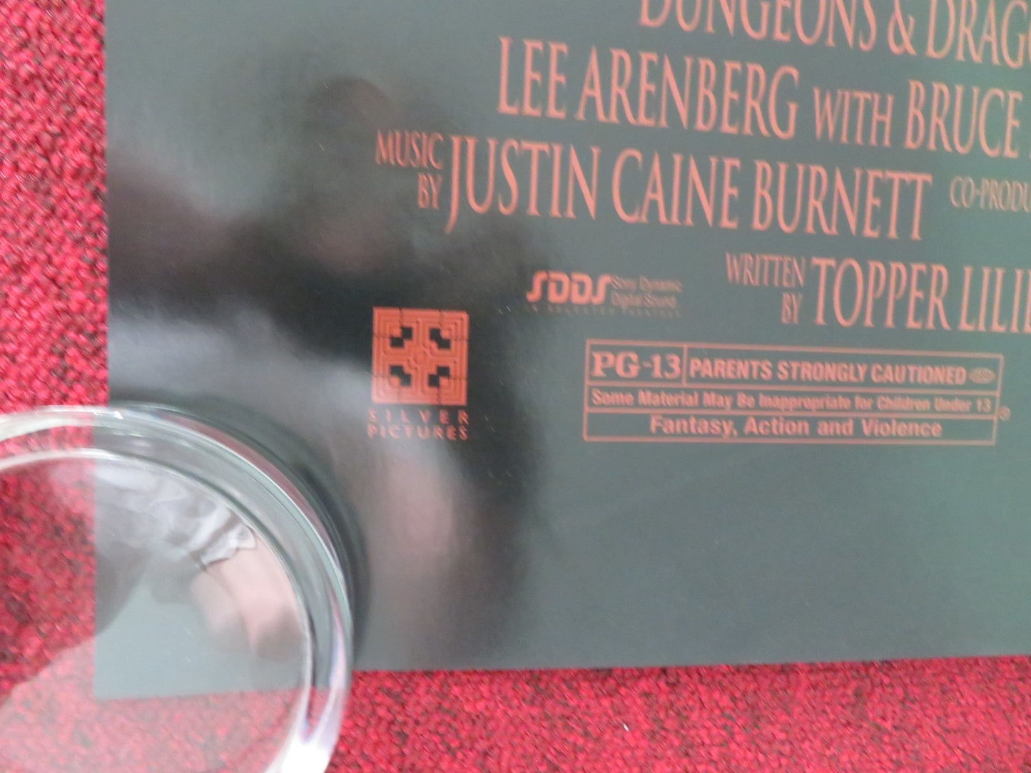 DUNGEONS & DRAGONS US ONE SHEET ROLLED POSTER JEREMY IRONS THORA BIRCH 2000 - Rendezvous Cinema