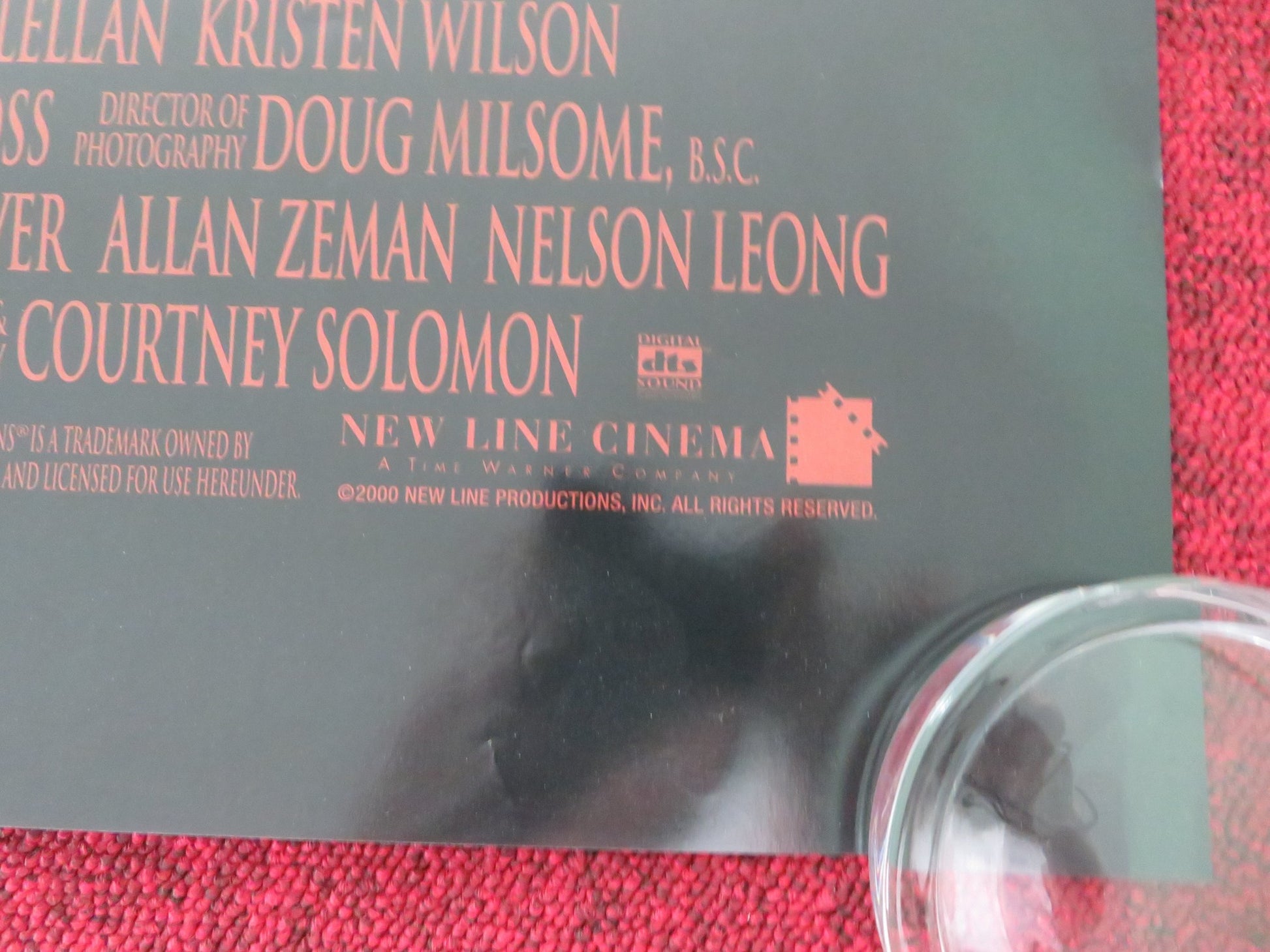 DUNGEONS & DRAGONS US ONE SHEET ROLLED POSTER JEREMY IRONS THORA BIRCH 2000 - Rendezvous Cinema