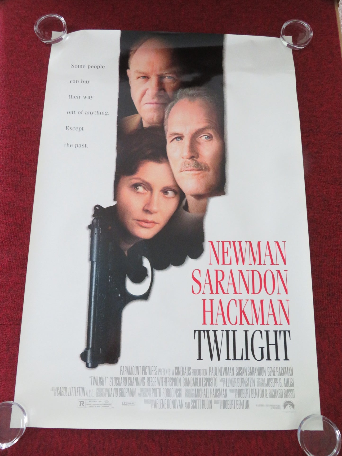 TWILIGHT - B US ONE SHEET ROLLED POSTER GENE HACKMAN PAUL NEWMAN 1998 - Rendezvous Cinema