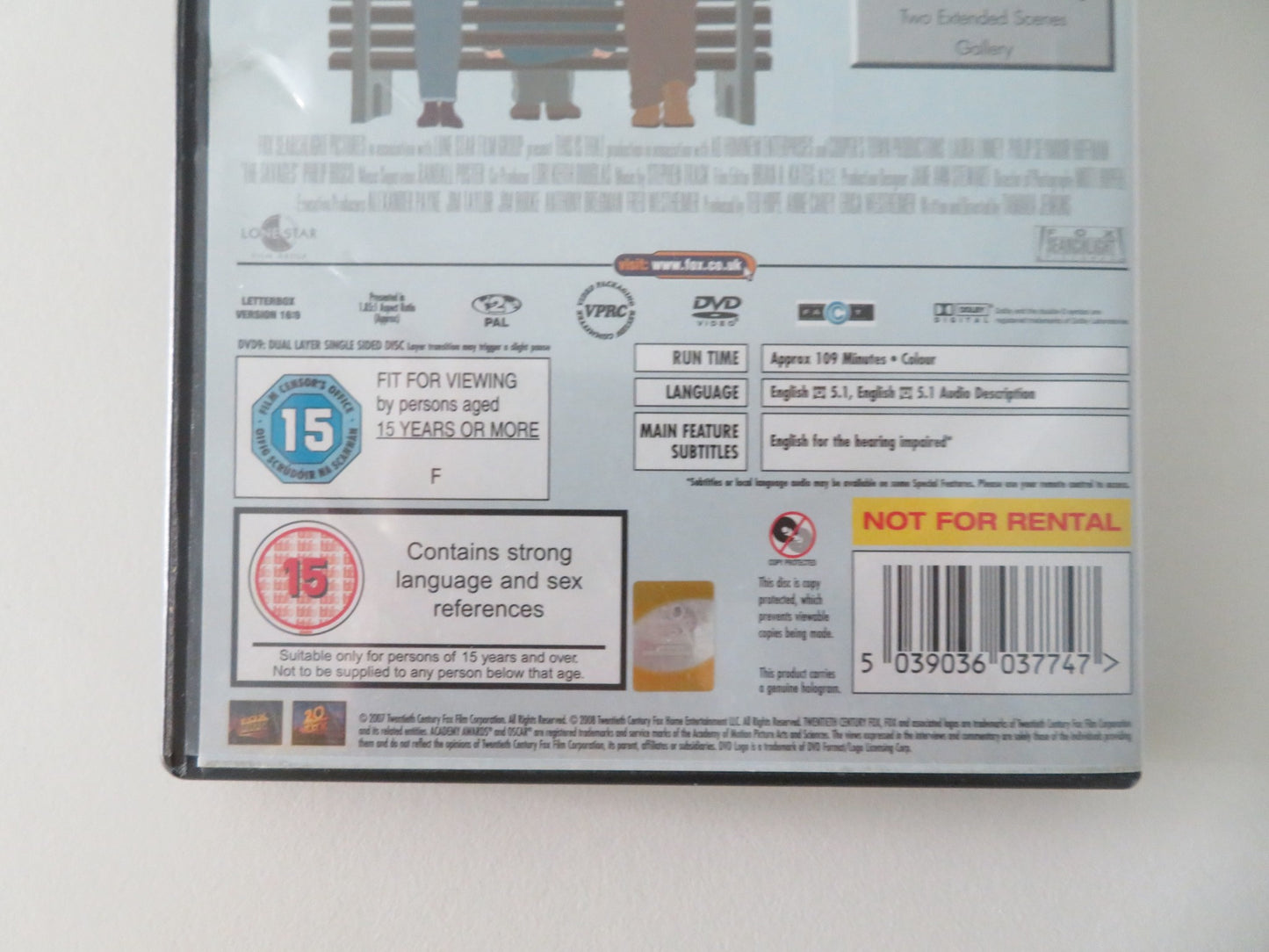 THE SAVAGES (DVD) PHILIP SEYMOUR HOFFMAN LAURA LINNEY 2007 REGION 2