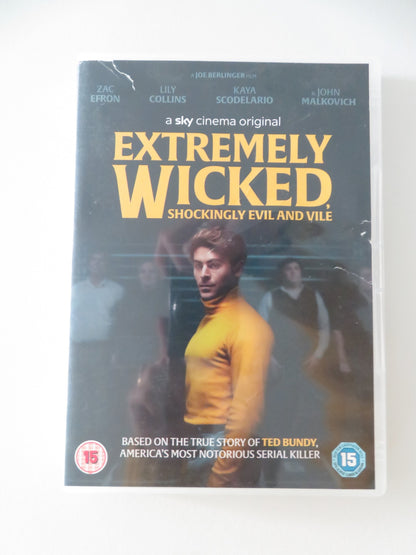 EXTREMELY WICKED, SHOCKINGLY EVIL AND VILE (DVD) ZAC EFRON 2019 REGION 2