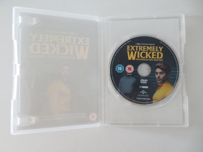 EXTREMELY WICKED, SHOCKINGLY EVIL AND VILE (DVD) ZAC EFRON 2019 REGION 2