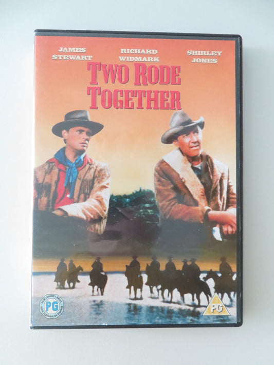TWO RODE TOGETHER (DVD) JAMES STEWART RICHARD WIDMARK 1961 REGION 2