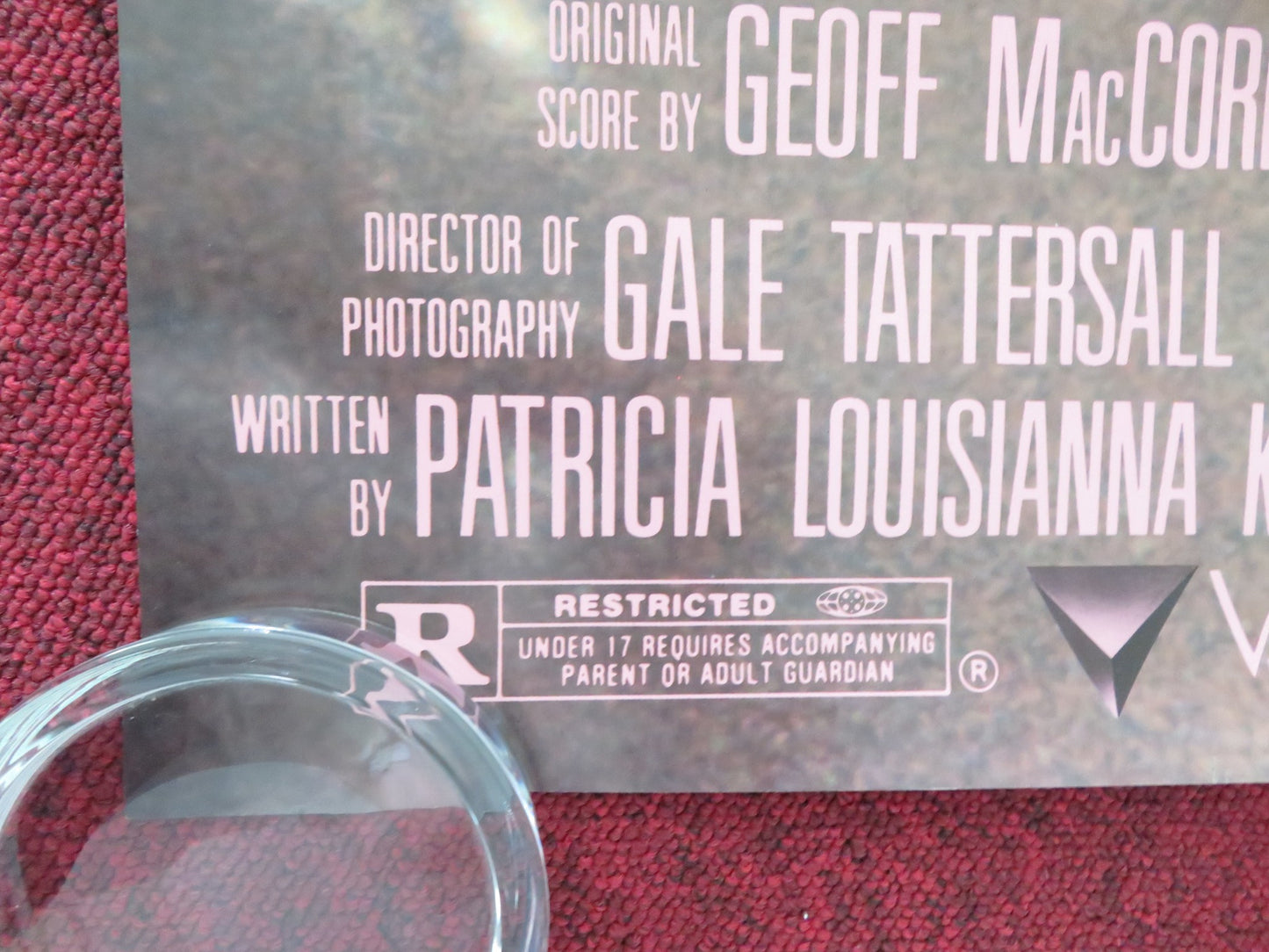 WILD ORCHID US ONE SHEET ROLLED POSTER MICKEY ROURKE JACQUELINE BISSET 1989 - Rendezvous Cinema