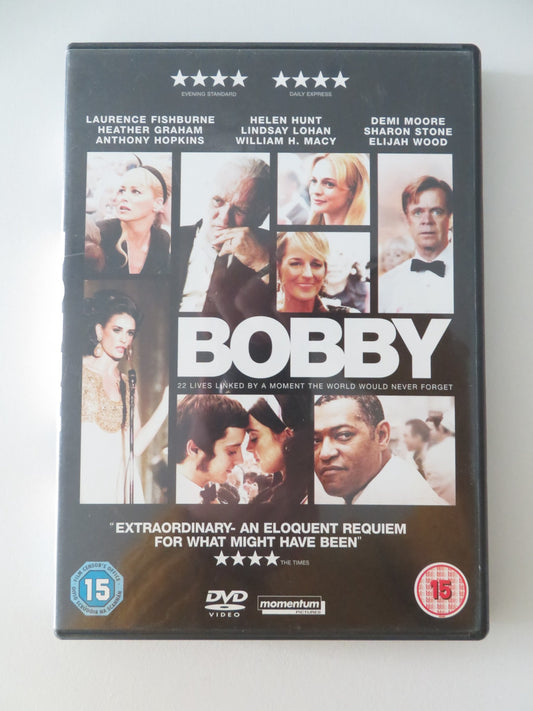 BOBBY (DVD) EMILIO ESTEVEZ HELEN HUNT ANTHONY HOPKINS 2006 REGION 2