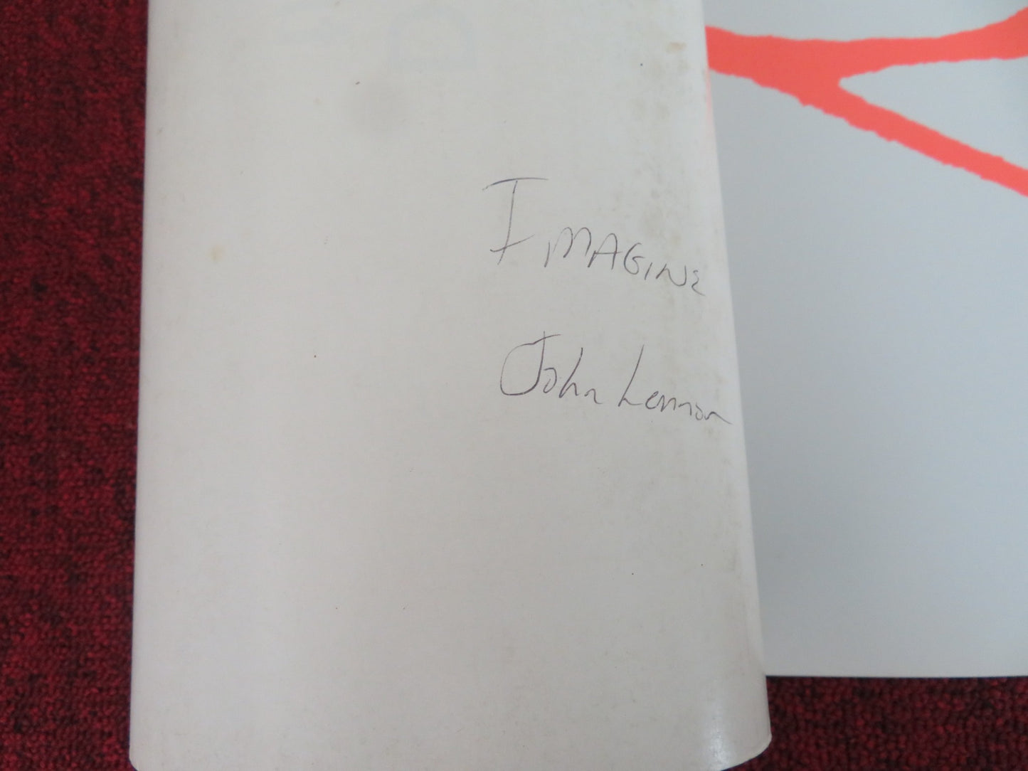 IMAGINE: JOHN LENNON US ONE SHEET ROLLED POSTER JOHN LENNON PAUL MCCARTNEY 1988 - Rendezvous Cinema