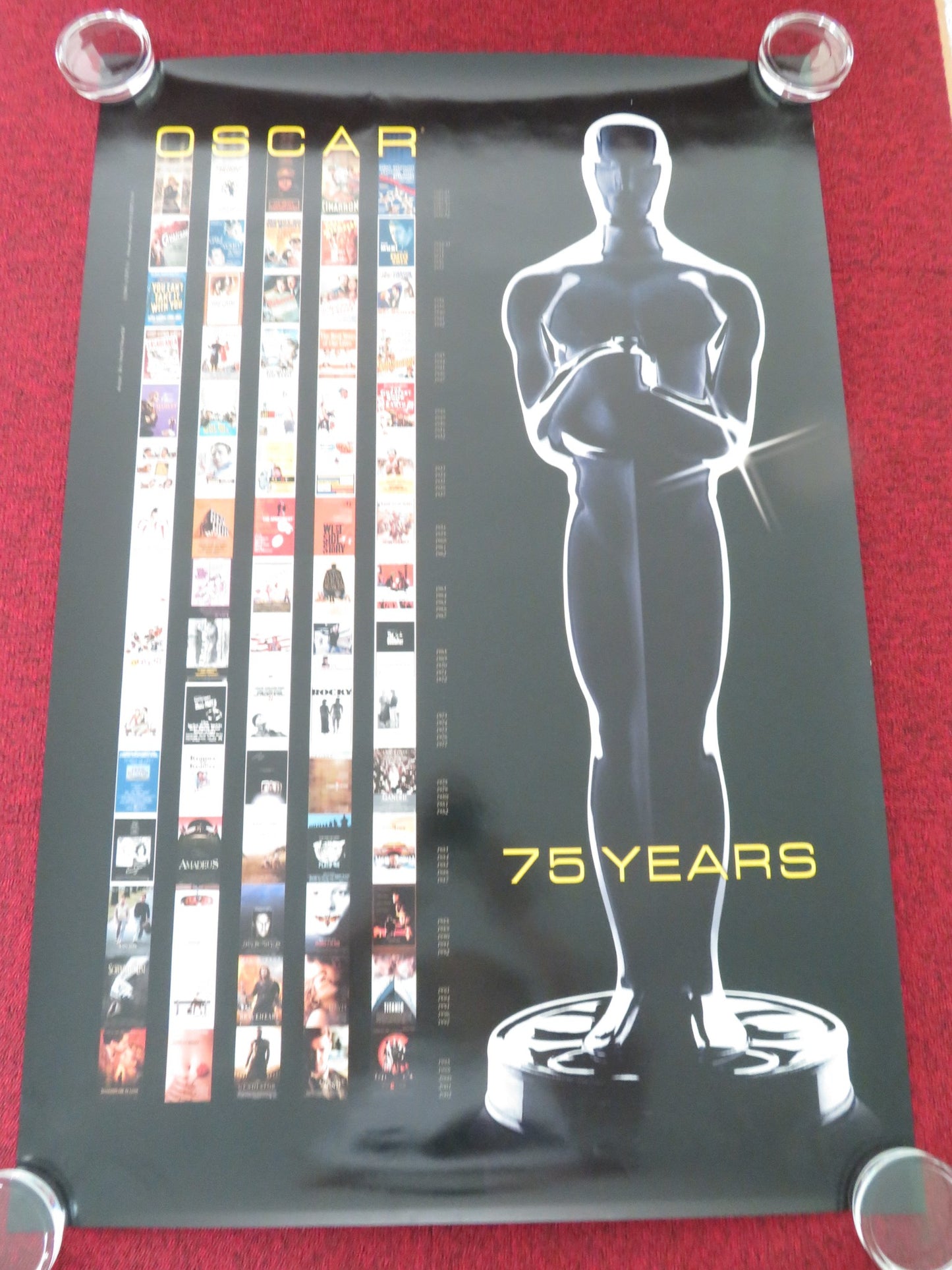 OSCAR 75 YEARS US ROLLED POSTER THE OSCARS 2003 - Rendezvous Cinema