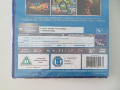MONSTERS UNIVERSITY (DVD) DISNEY BILLY CRYSTAL JOHN GOODMAN 2013 REGION 2