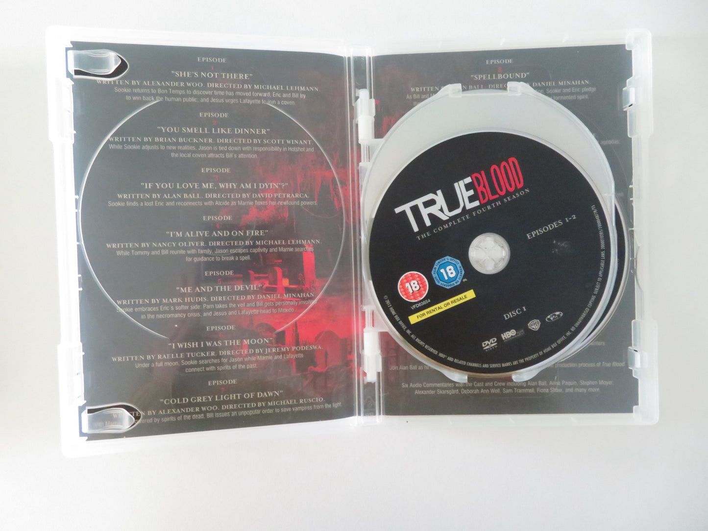 TRUE BLOOD - THE COMPLETE FOURTH SEASON (DVD) ANNA PAQUIN STEPHEN 2011 REGION 2