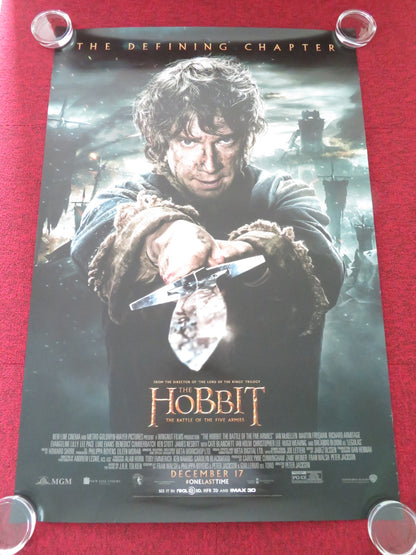 THE HOBBIT THE BATTLE OF THE FIVE ARMIES US ONE SHEET ROLLED POSTER 2014 - Rendezvous Cinema
