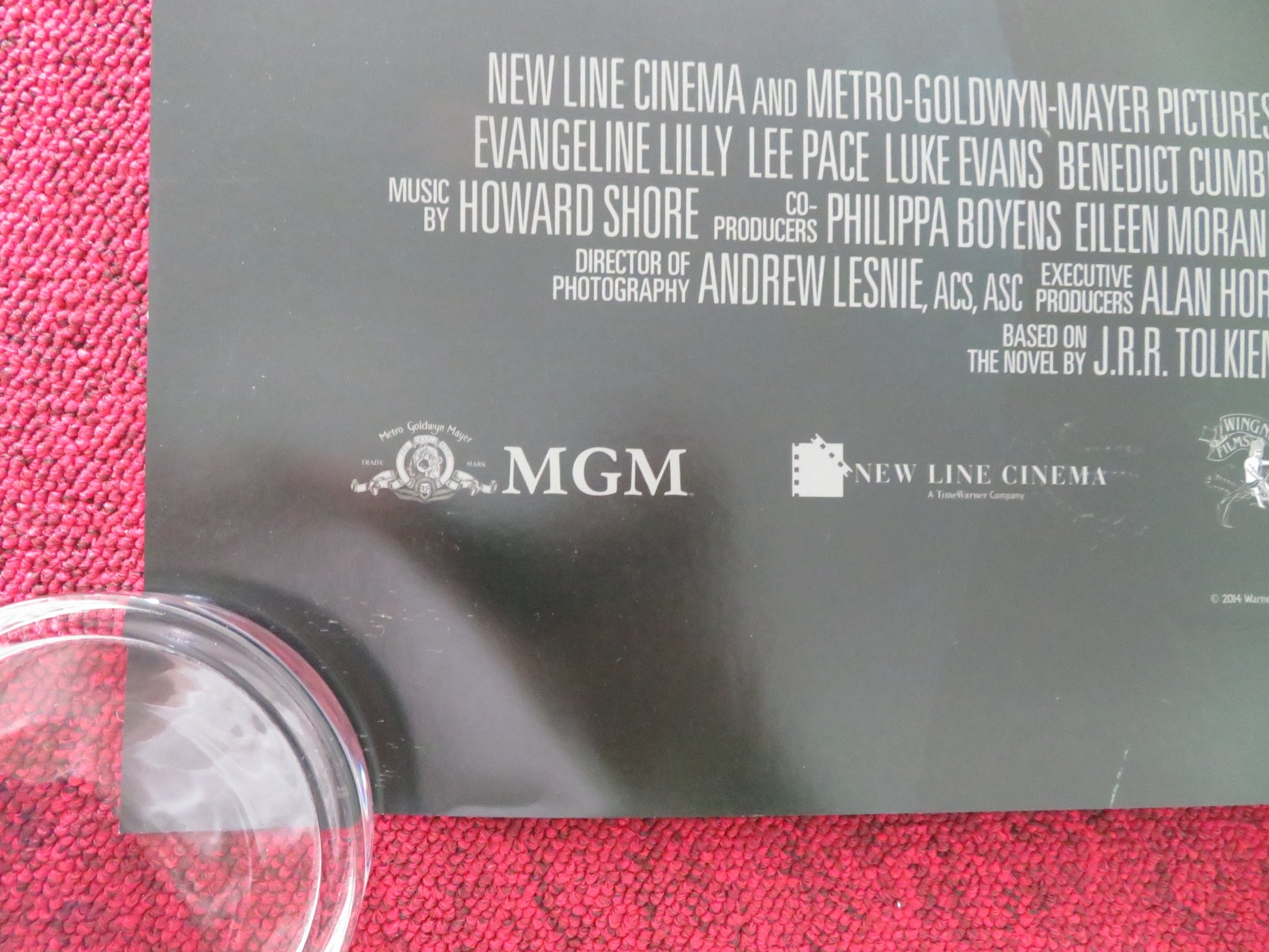 THE HOBBIT THE BATTLE OF THE FIVE ARMIES US ONE SHEET ROLLED POSTER 2014 - Rendezvous Cinema