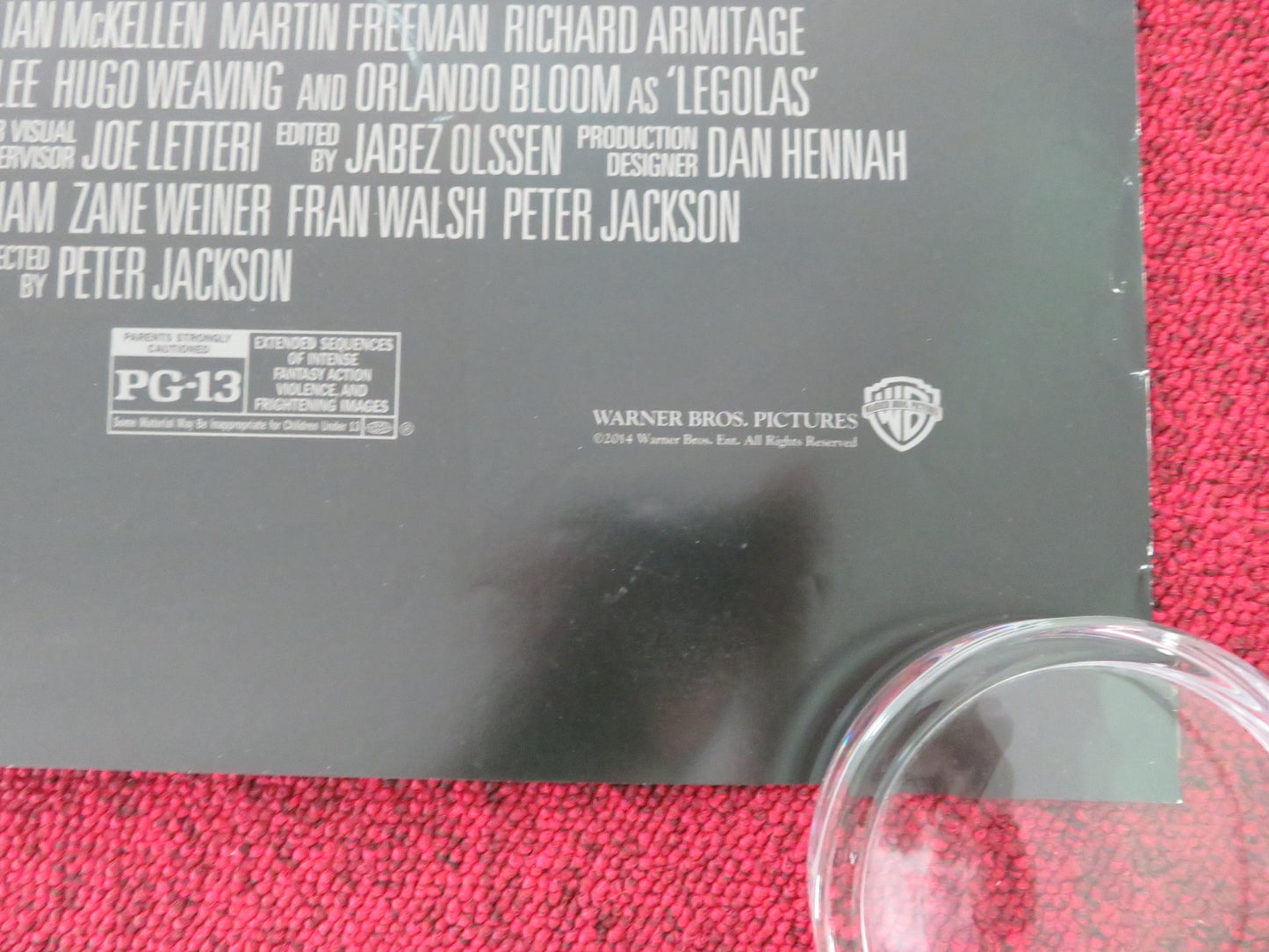 THE HOBBIT THE BATTLE OF THE FIVE ARMIES US ONE SHEET ROLLED POSTER 2014 - Rendezvous Cinema