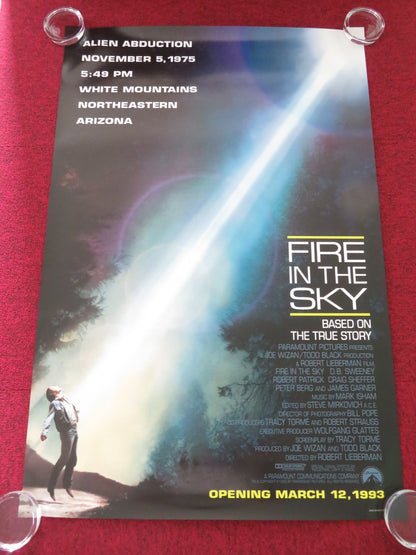 FIRE IN THE SKY US ONE SHEET ROLLED POSTER D. B. SWEENEY ROBERT PATRICK 1993 - Rendezvous Cinema