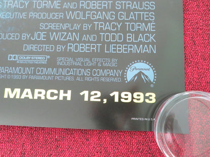 FIRE IN THE SKY US ONE SHEET ROLLED POSTER D. B. SWEENEY ROBERT PATRICK 1993 - Rendezvous Cinema