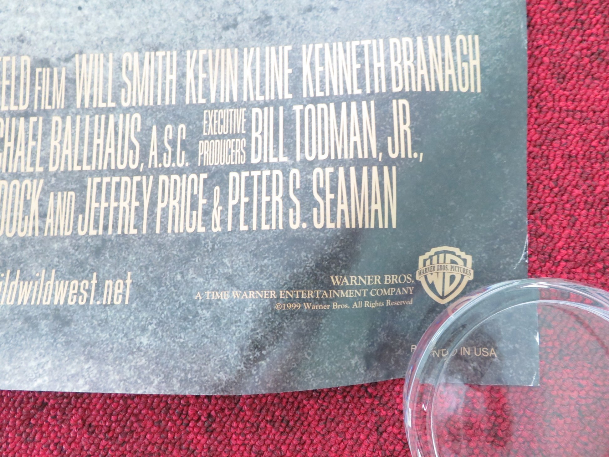 WILD WILD WEST US ONE SHEET ROLLED POSTER WILL SMITH KEVIN KLINE 1999 - Rendezvous Cinema