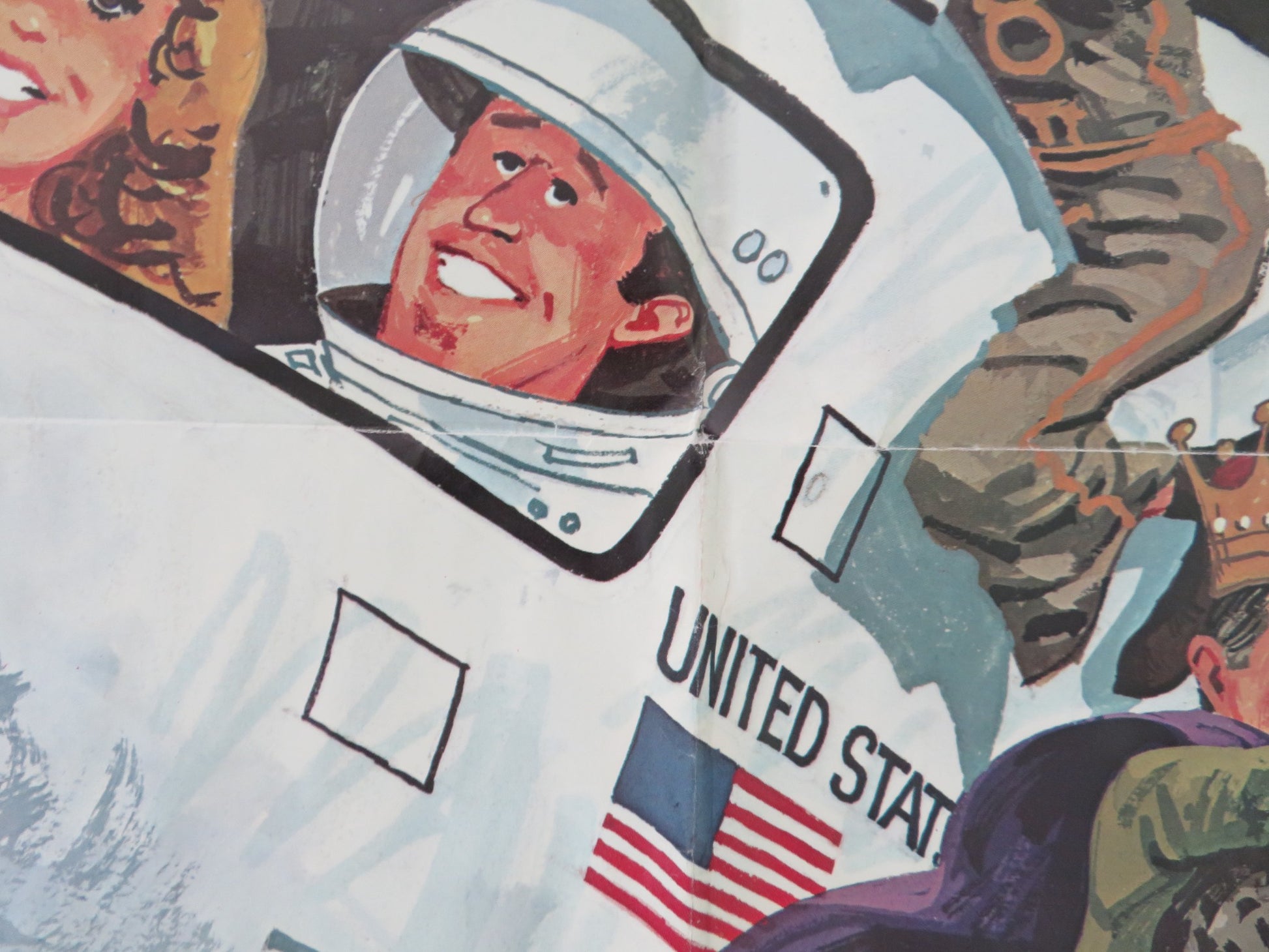 UNIDENTIFIED FLYING ODDBALL FOLDED US ONE SHEET POSTER DISNEY JIM DALE 1979 - Rendezvous Cinema