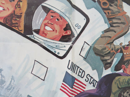 UNIDENTIFIED FLYING ODDBALL FOLDED US ONE SHEET POSTER DISNEY JIM DALE 1979 - Rendezvous Cinema