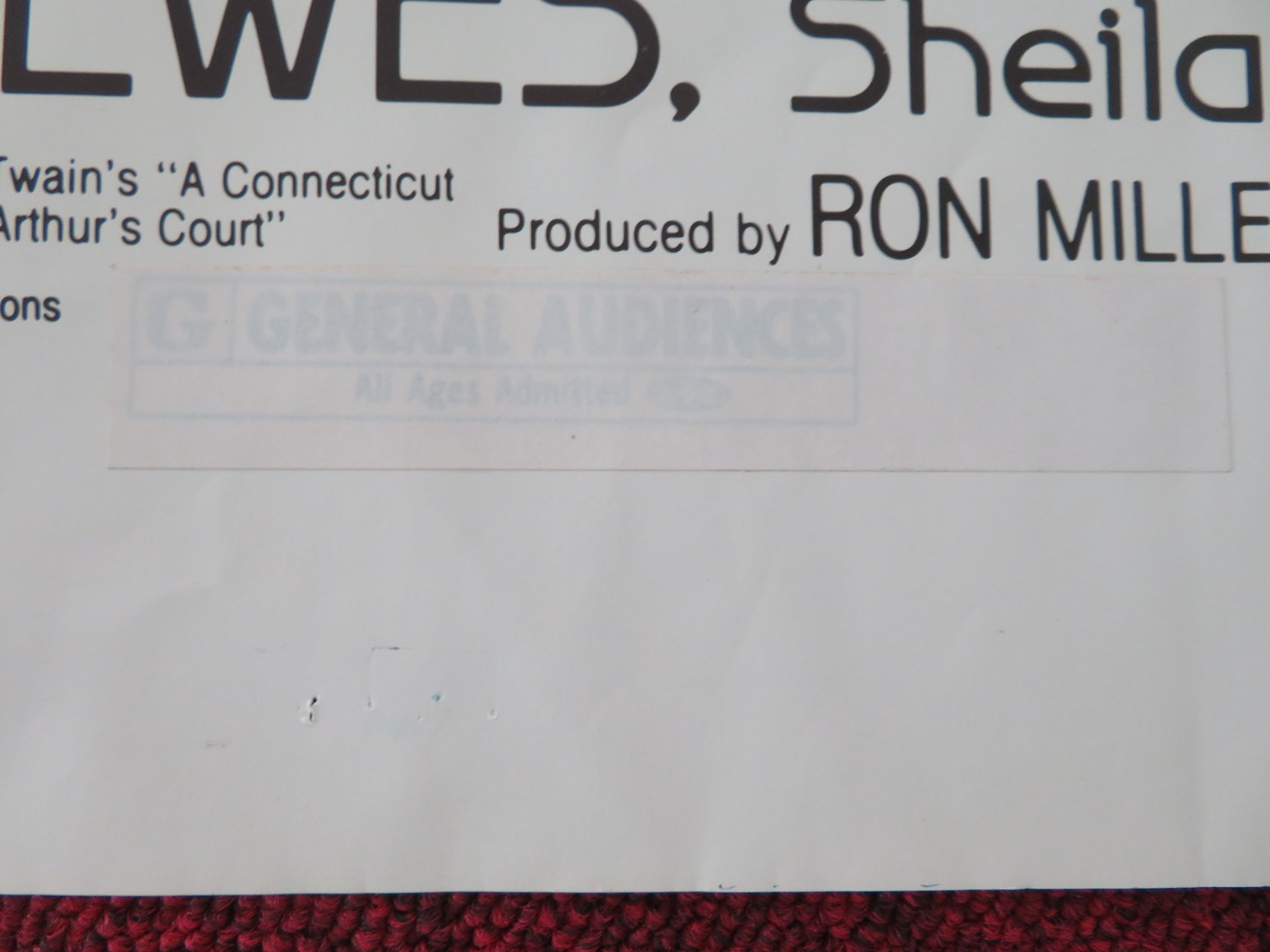 UNIDENTIFIED FLYING ODDBALL FOLDED US ONE SHEET POSTER DISNEY JIM DALE 1979 - Rendezvous Cinema