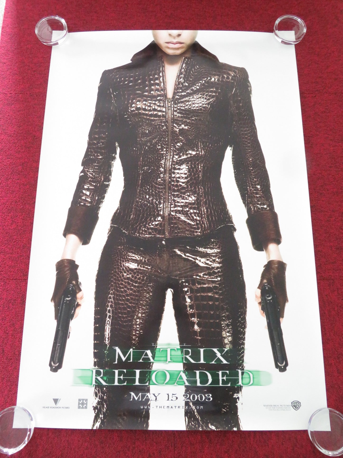 THE MATRIX RELOADED - F US ONE SHEET ROLLED POSTER JADA PINKETT SMITH 2003 - Rendezvous Cinema