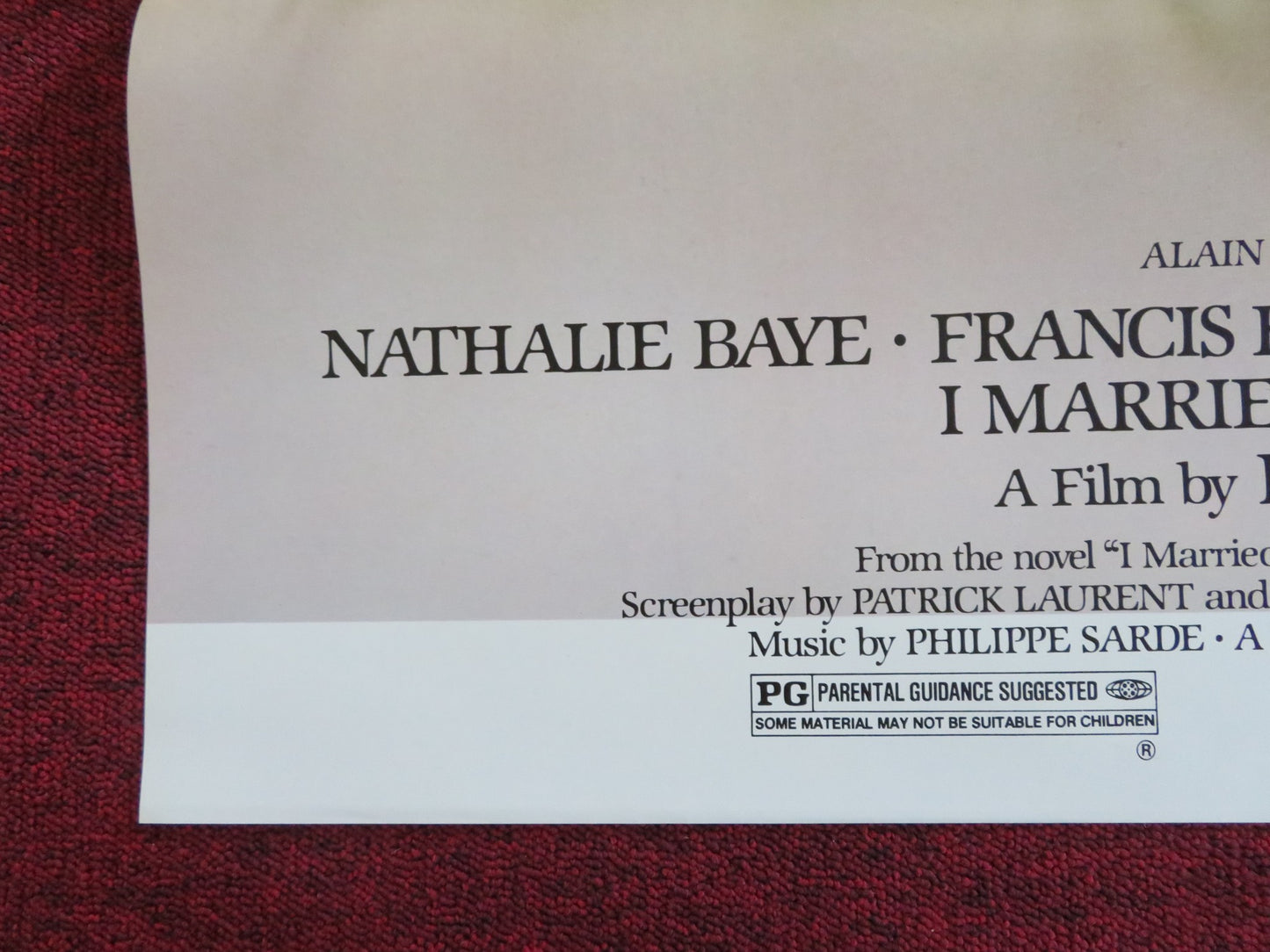 I MARRIED A SHADOW US TRI FOLDED ONE SHEET ROLLED POSTER NATHALIE BAYE 1983 - Rendezvous Cinema