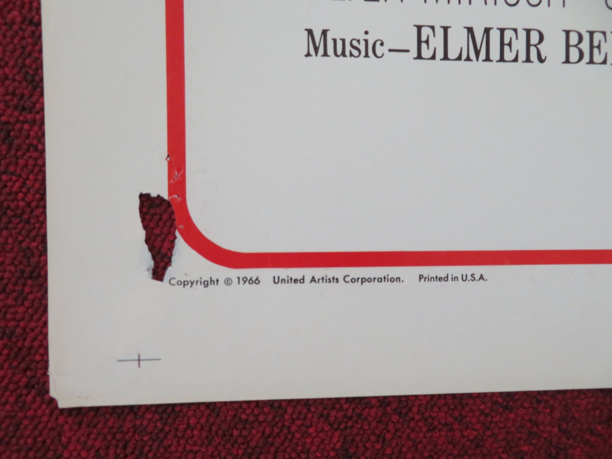 HAWAII FOLDED US ONE SHEET POSTER JULIE ANDREWS RICHARD HARRIS 1966 - Rendezvous Cinema