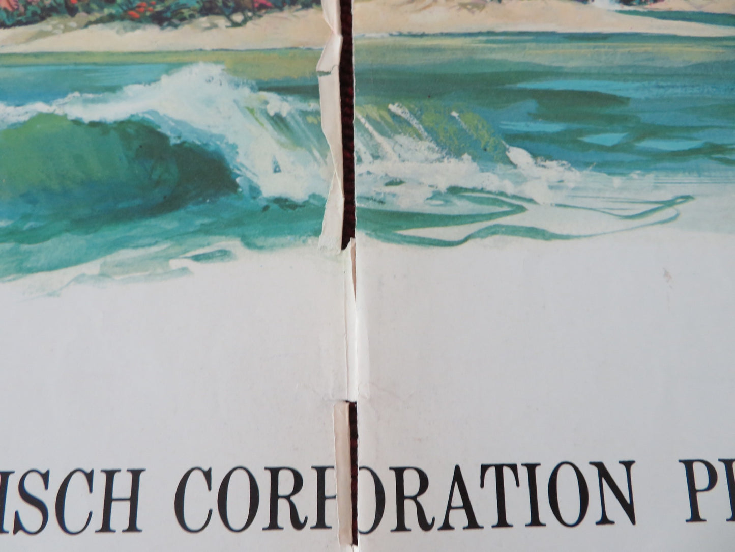 HAWAII FOLDED US ONE SHEET POSTER JULIE ANDREWS RICHARD HARRIS 1966 - Rendezvous Cinema