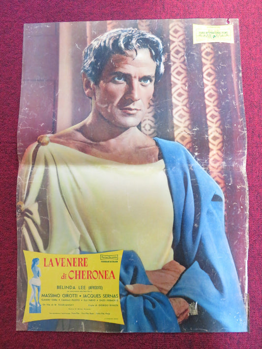 APHRODITE, GODDESS OF LOVE ITALIAN FOTOBUSTA POSTER BELINDA LEE 1957 - Rendezvous Cinema