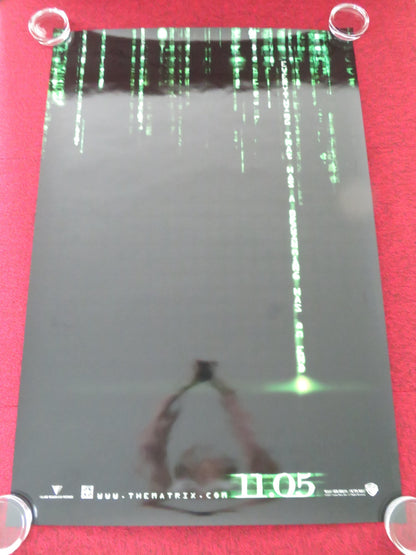 THE MATRIX RELOADED - A HOLOGRAPHIC US ONE SHEET ROLLED POSTER KEANU REEVES 2003 - Rendezvous Cinema