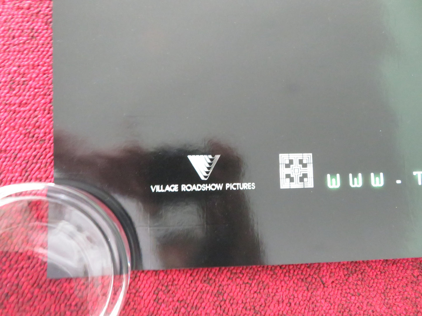 THE MATRIX RELOADED - A HOLOGRAPHIC US ONE SHEET ROLLED POSTER KEANU REEVES 2003 - Rendezvous Cinema