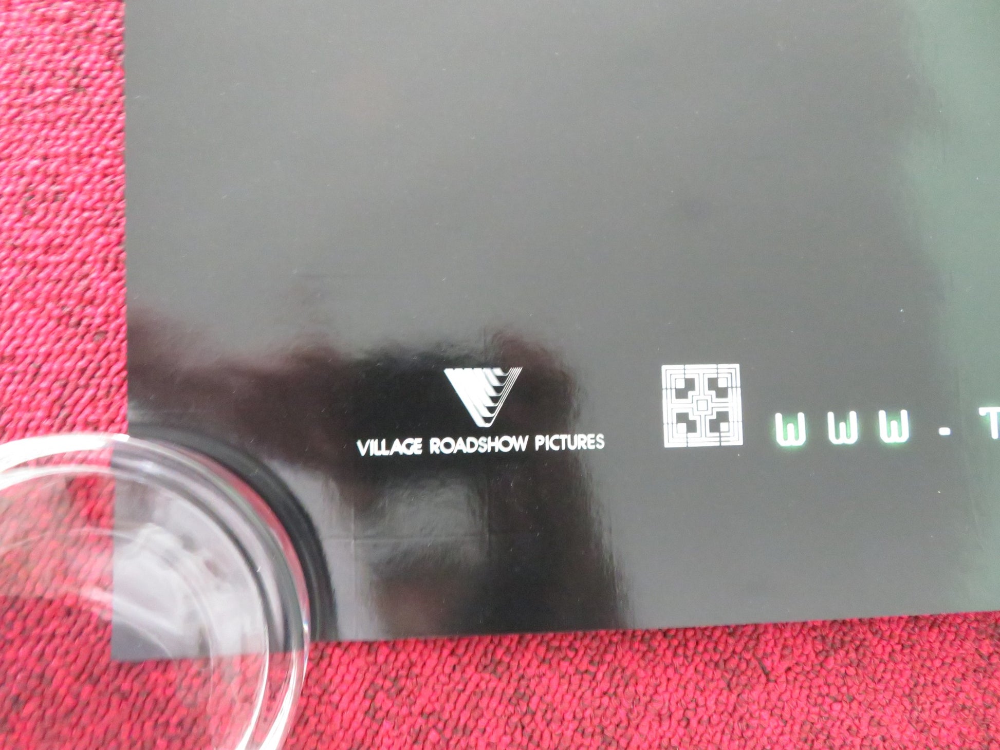 THE MATRIX RELOADED - A HOLOGRAPHIC US ONE SHEET ROLLED POSTER KEANU REEVES 2003 - Rendezvous Cinema