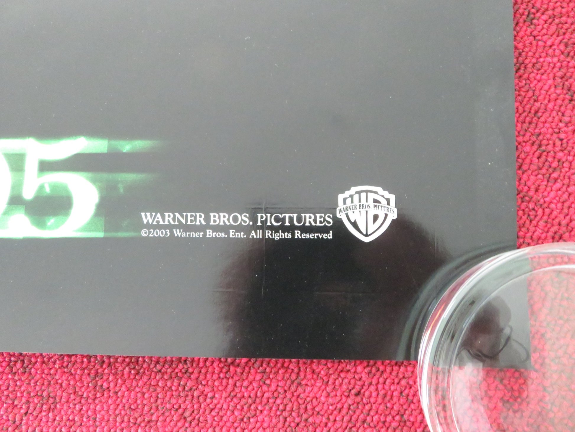 THE MATRIX RELOADED - A HOLOGRAPHIC US ONE SHEET ROLLED POSTER KEANU REEVES 2003 - Rendezvous Cinema