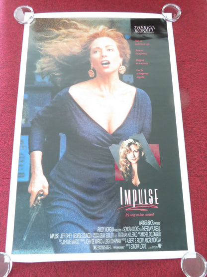 IMPULSE US ONE SHEET ROLLED POSTER THERESA RUSSELL JEFF FAHEY 1990 - Rendezvous Cinema