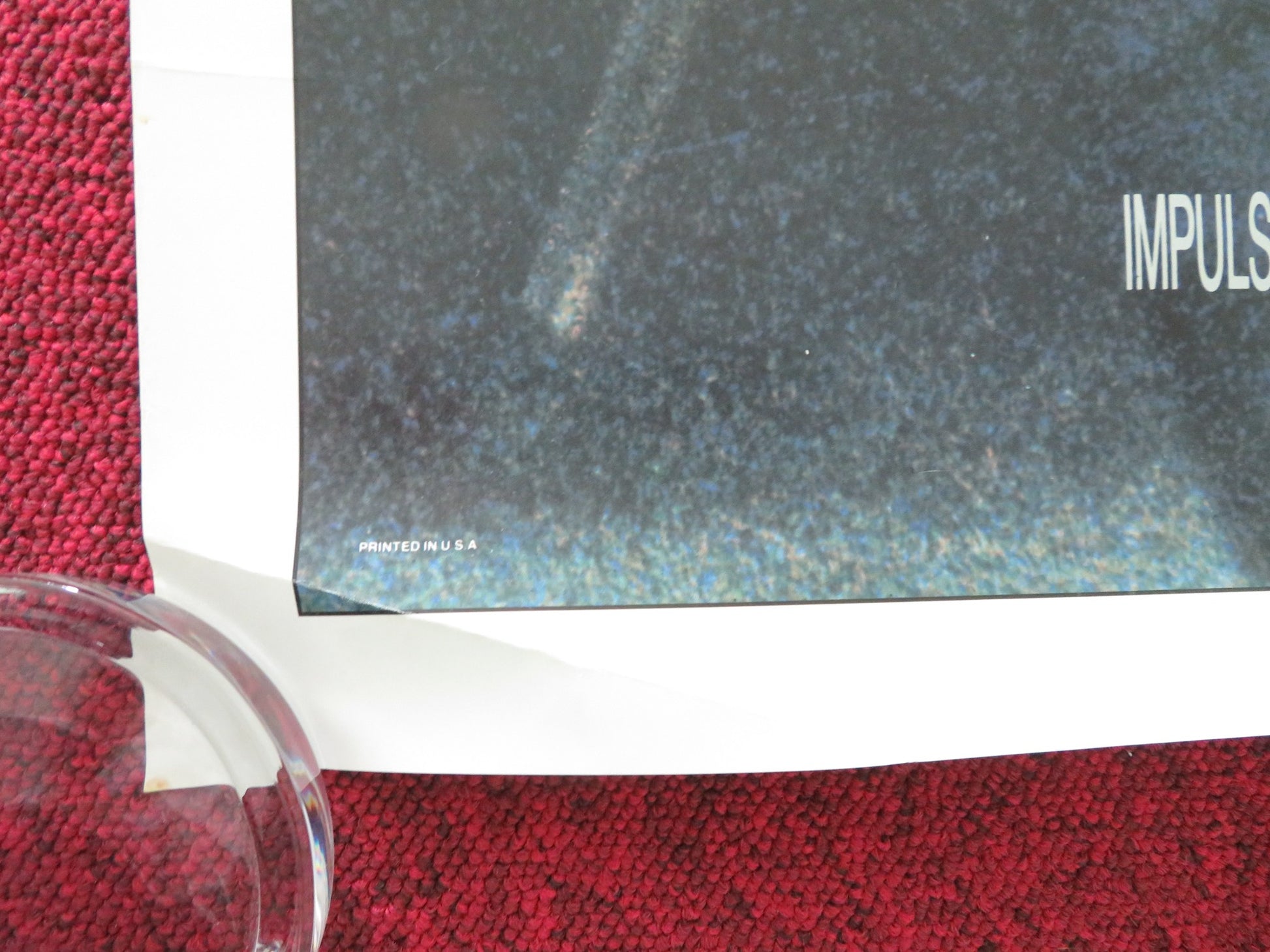 IMPULSE US ONE SHEET ROLLED POSTER THERESA RUSSELL JEFF FAHEY 1990 - Rendezvous Cinema