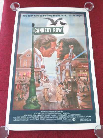 CANNERY ROW US ONE SHEET ROLLED POSTER NICK NOLTE DEBRA WINGER 1982 - Rendezvous Cinema