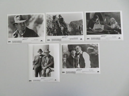 INDIANA JONES AND THE LAST CRUSADE MOVIE STILL PHOTO LOT OF 5 HARRISON FORD 1989