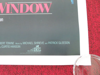 THE BEDROOM WINDOW US ONE SHEET ROLLED POSTER STEVE GUTTENBERG 1987 - Rendezvous Cinema