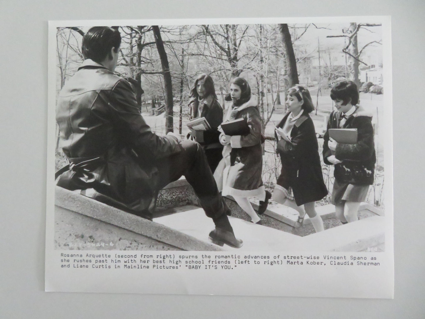 BABY IT'S YOU MOVIE STILL PHOTO LOT OF 6 ROSANNA ARQUETTE VINCENT SPANO 1983