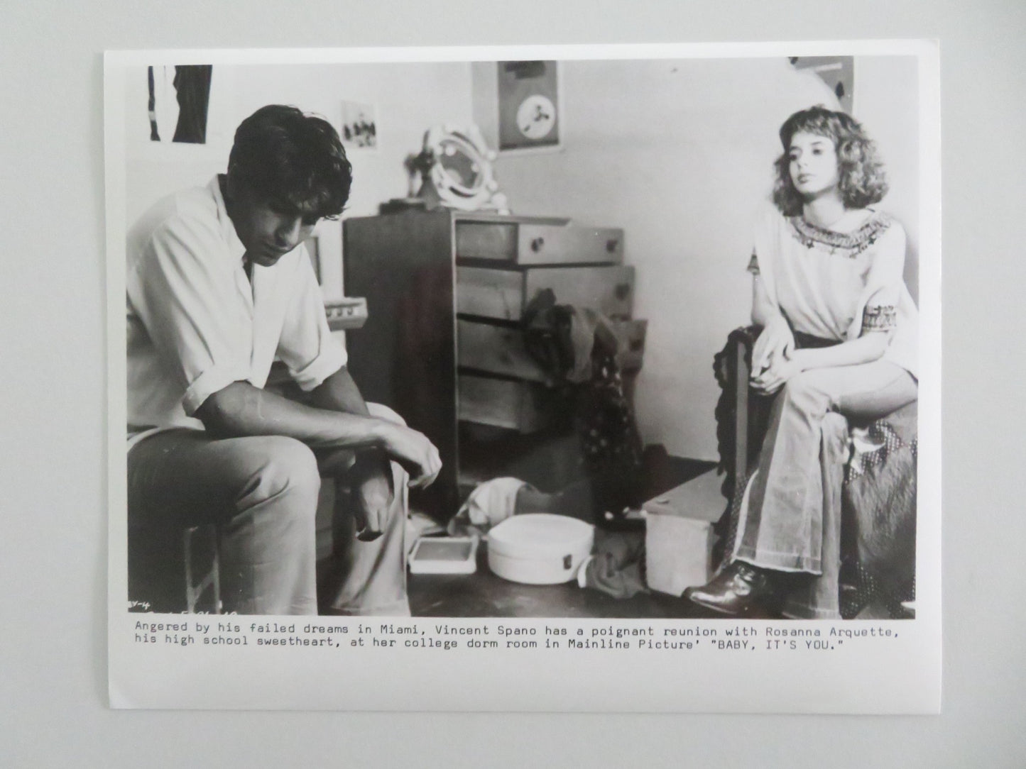 BABY IT'S YOU MOVIE STILL PHOTO LOT OF 6 ROSANNA ARQUETTE VINCENT SPANO 1983