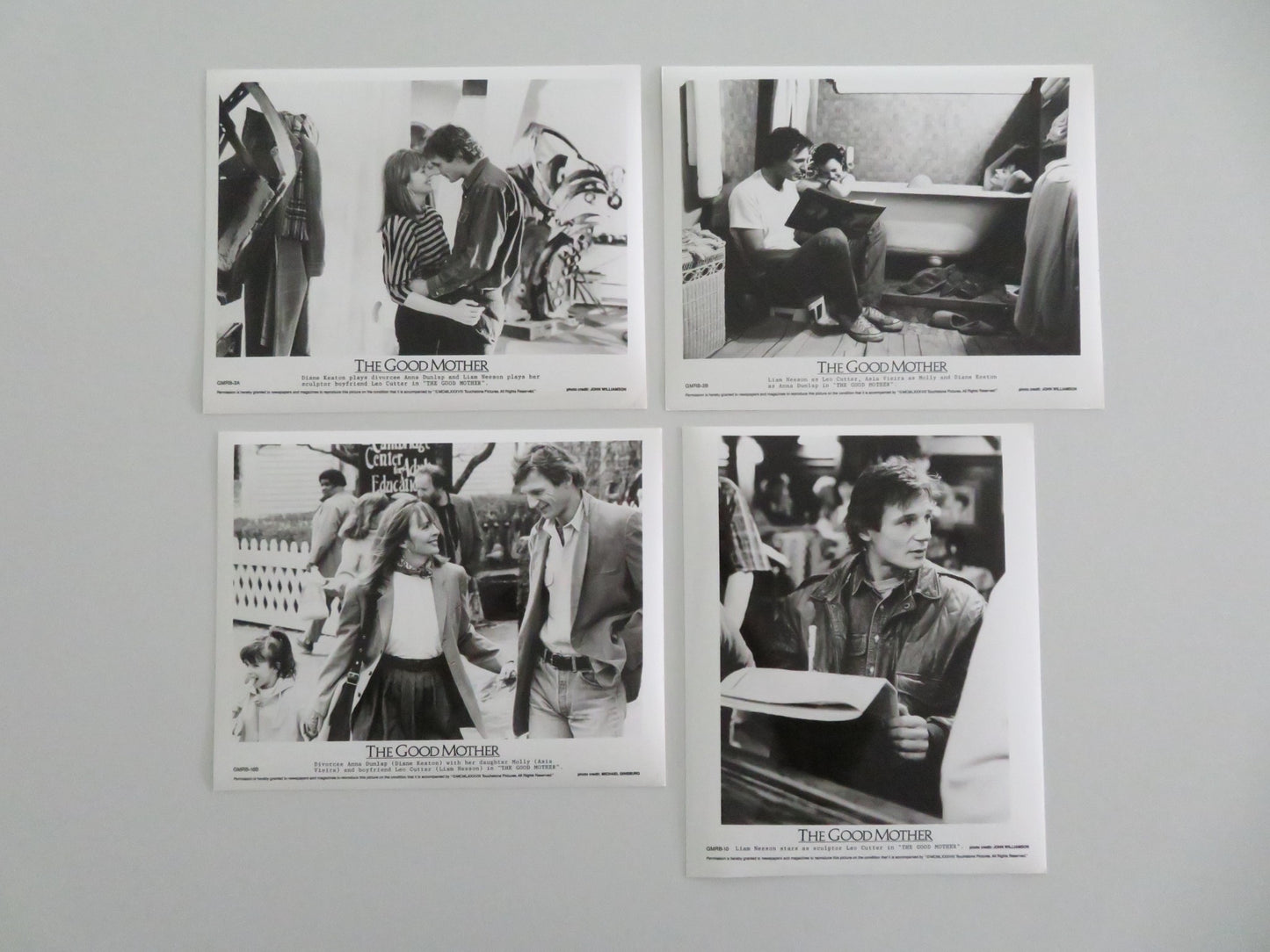 THE GOOD MOTHER MOVIE STILL PHOTO LOT OF 4 DIANE KEATON LIAM NEESON 1988