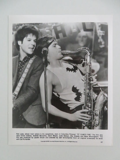 ST. ELMO'S FIRE MOVIE STILL PHOTO LOT OF 5 ROB LOWE EMILIO ESTEVEZ D. MOORE 1985