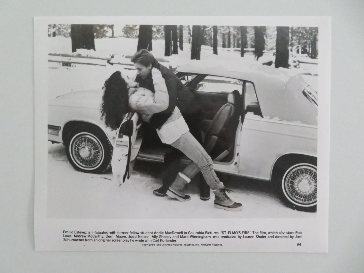 ST. ELMO'S FIRE MOVIE STILL PHOTO LOT OF 5 ROB LOWE EMILIO ESTEVEZ D. MOORE 1985