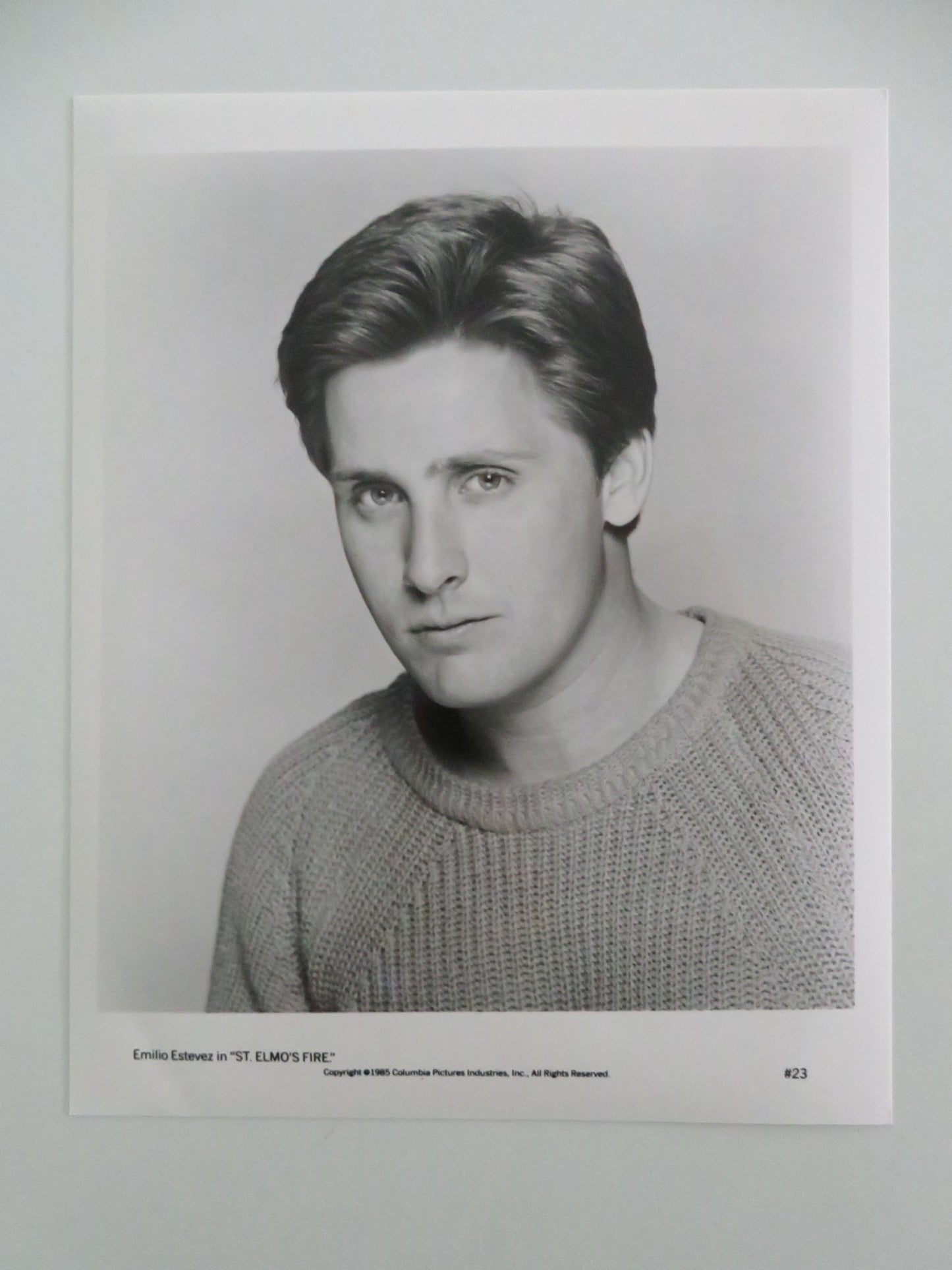 ST. ELMO'S FIRE MOVIE STILL PHOTO LOT OF 5 ROB LOWE EMILIO ESTEVEZ D. MOORE 1985