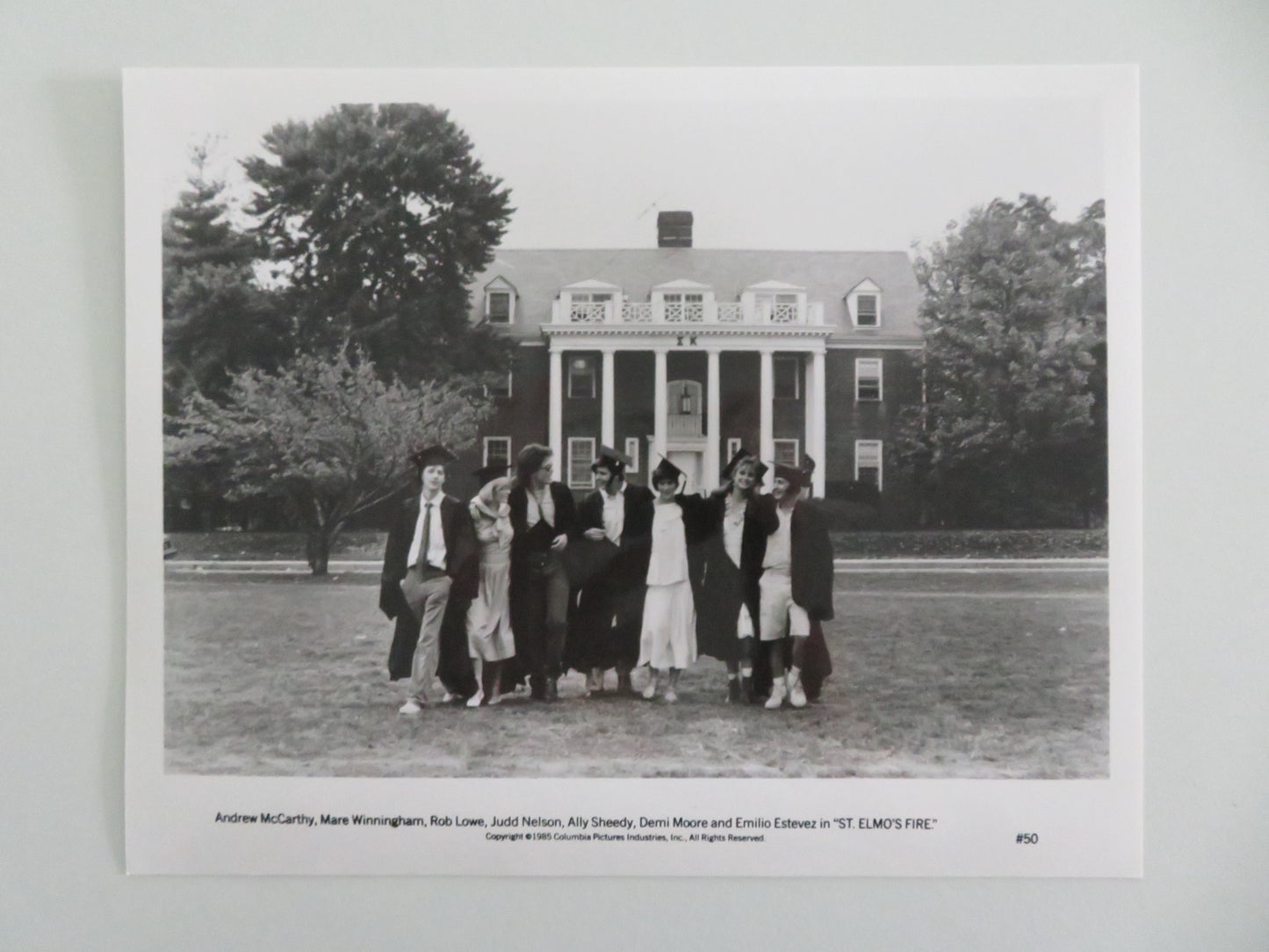 ST. ELMO'S FIRE MOVIE STILL PHOTO LOT OF 5 ROB LOWE EMILIO ESTEVEZ D. MOORE 1985
