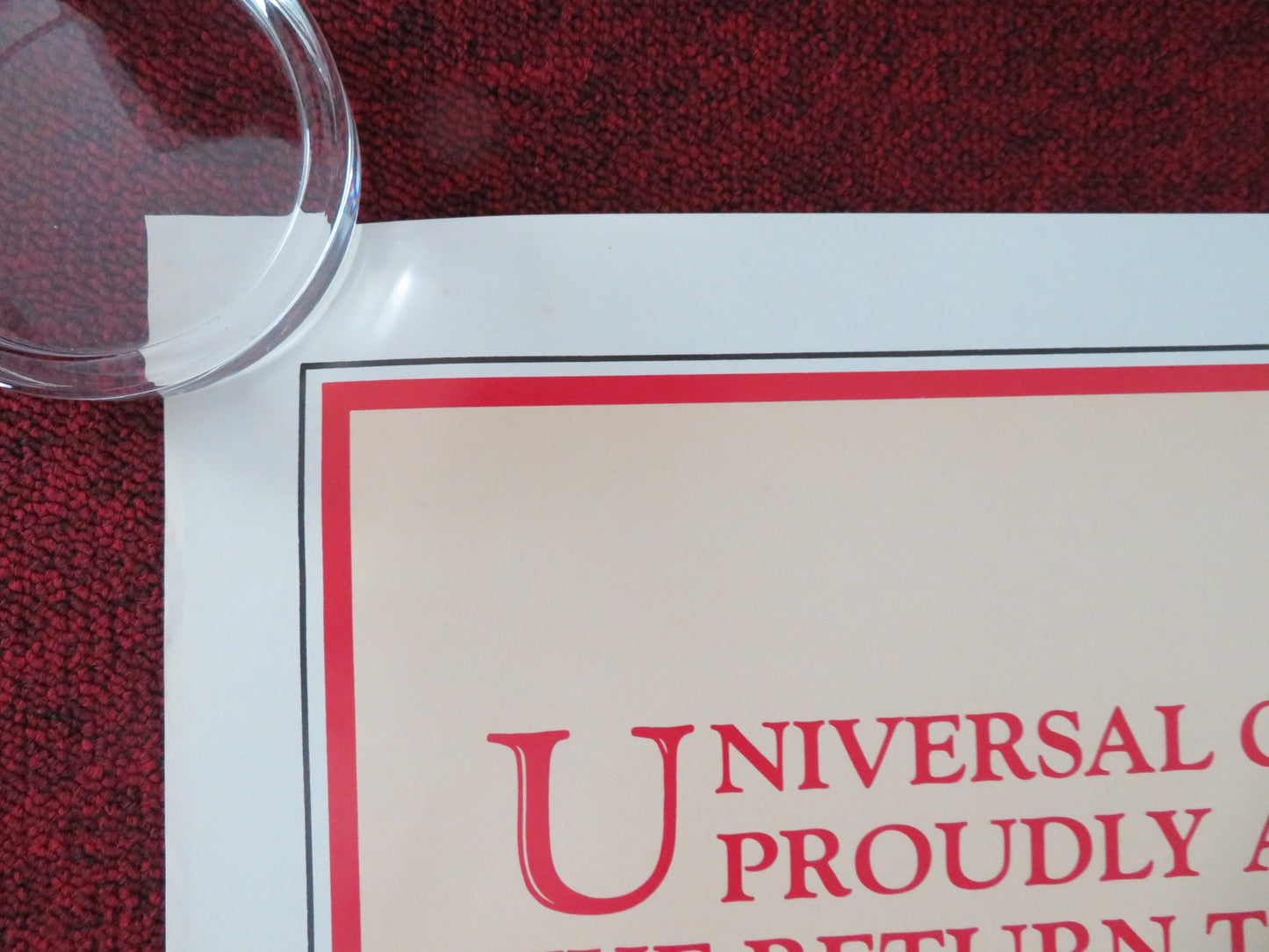 THE TROUBLE WITH HARRY US ONE SHEET ROLLED POSTER EDMUND GWENN R1983 - Rendezvous Cinema