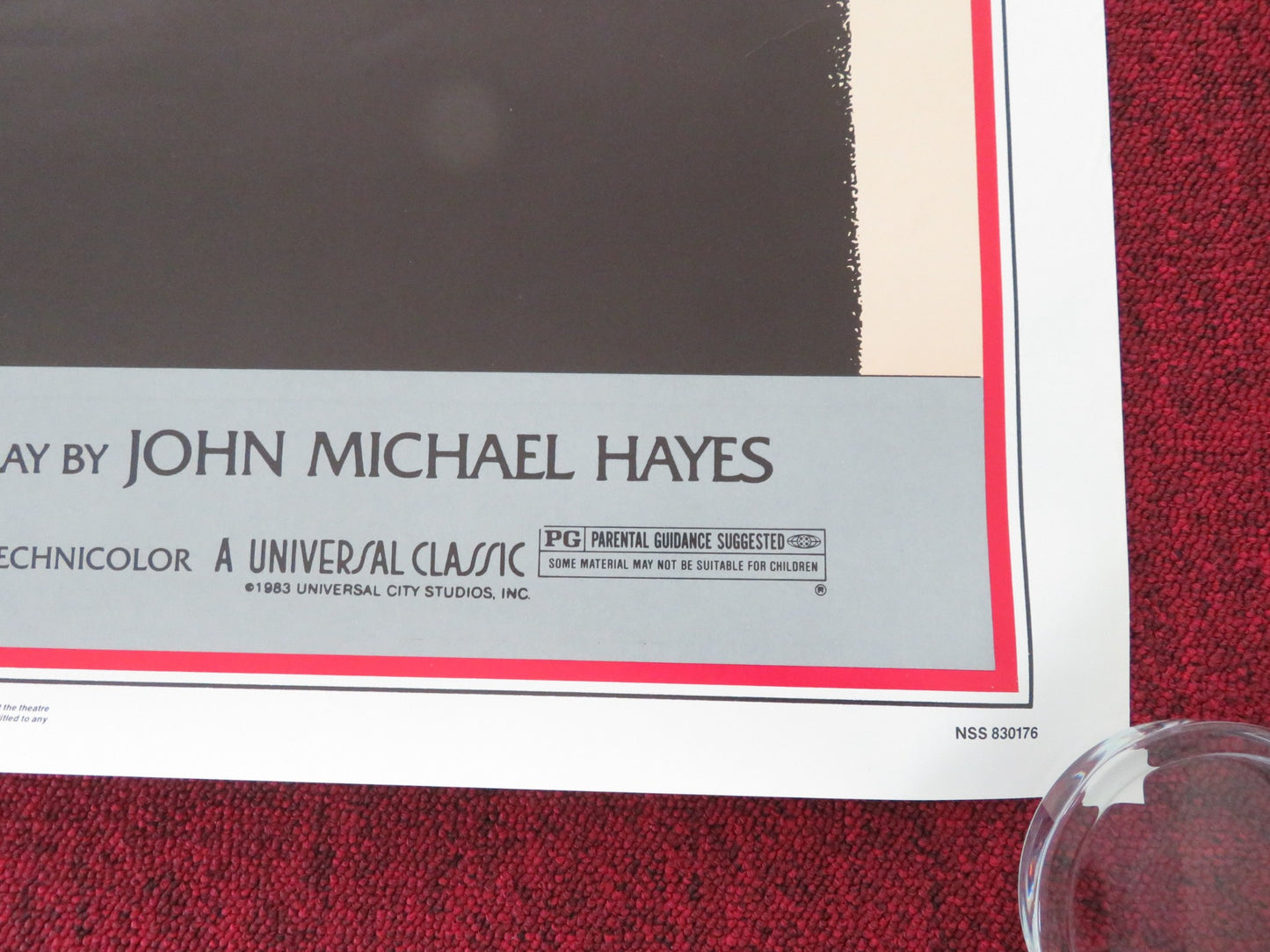 THE TROUBLE WITH HARRY US ONE SHEET ROLLED POSTER EDMUND GWENN R1983 - Rendezvous Cinema